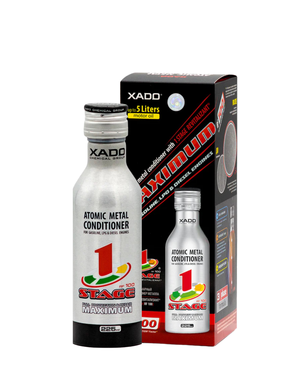 XADO Maximum 225 ml con su empaque
