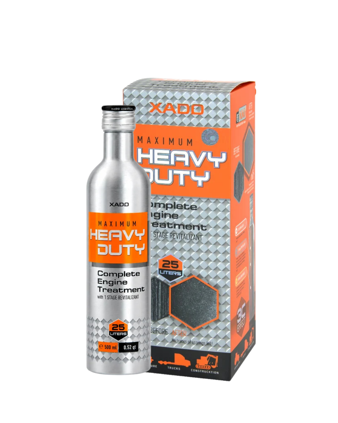 XADO Maximum Heavy Duty 500 ml con su empaque